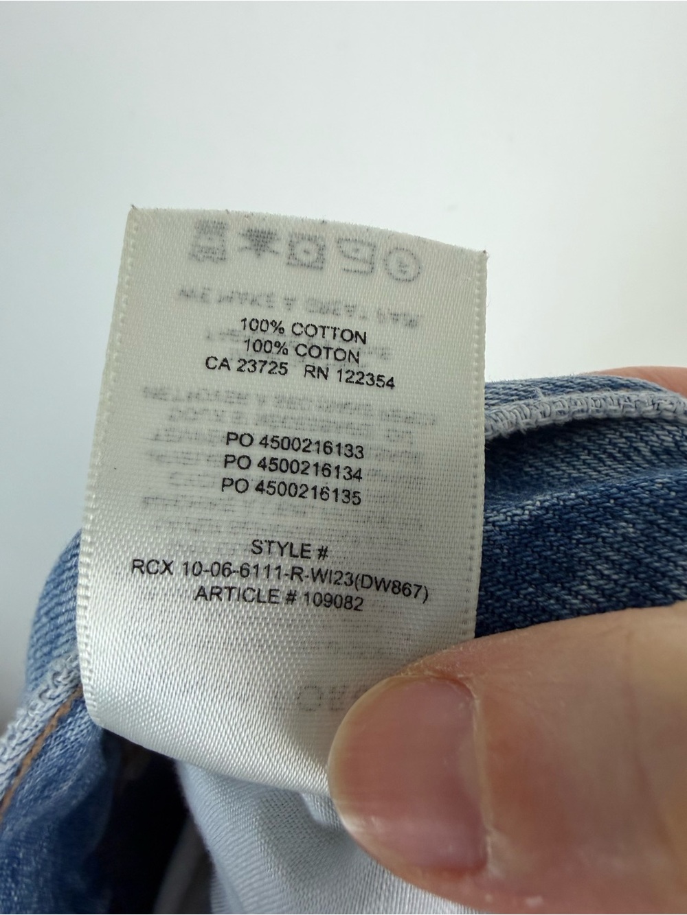 Aritzia Denim Forum The Farrah Hi-Rise Wide Jeans Baggy Size 29 - Picture 9 of 9